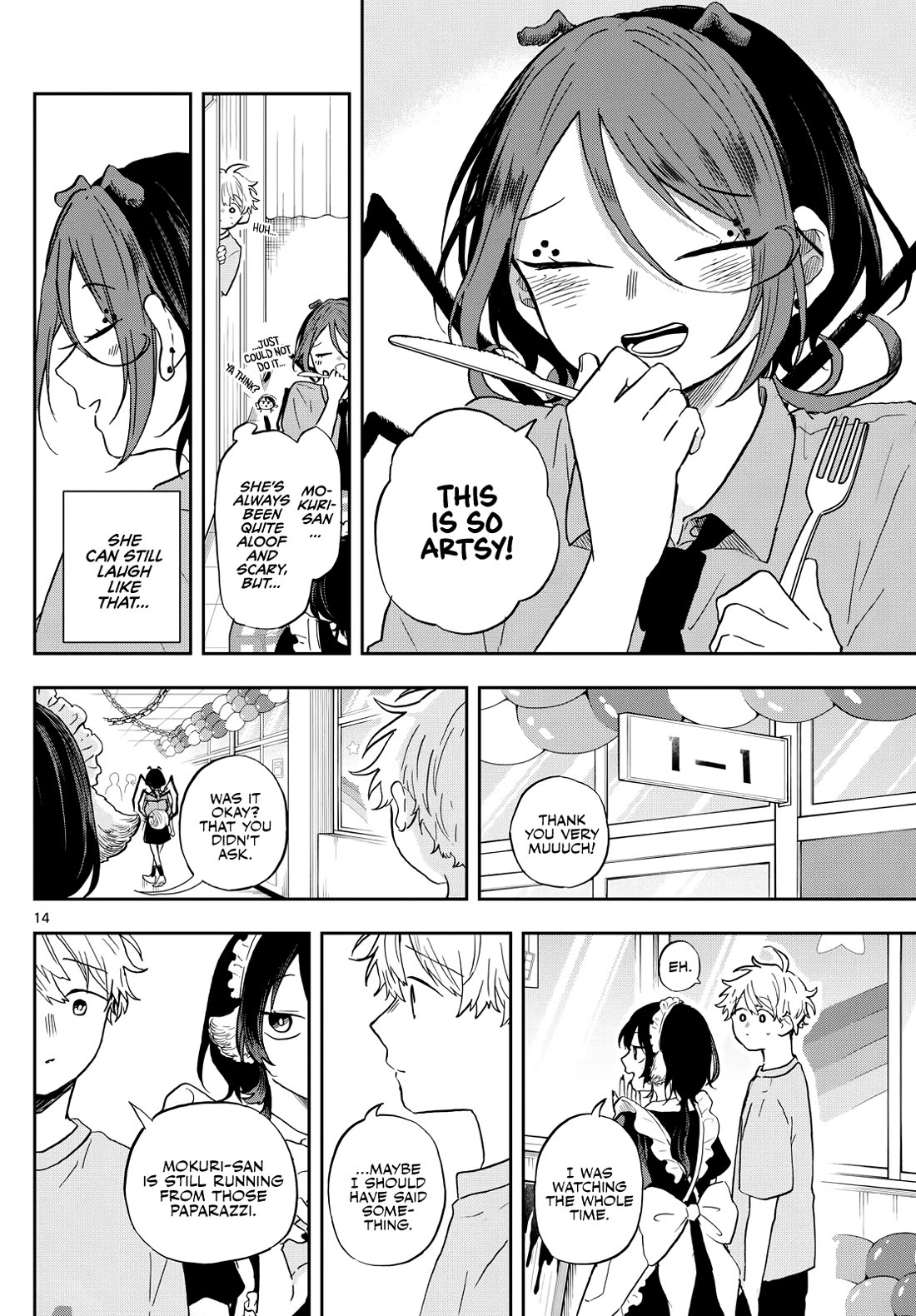 Tsumiki Ogami & the Strange Everyday Life. Chapter 30 page 14 - Chapter 30: Tsumiki-san and Mokuri-san