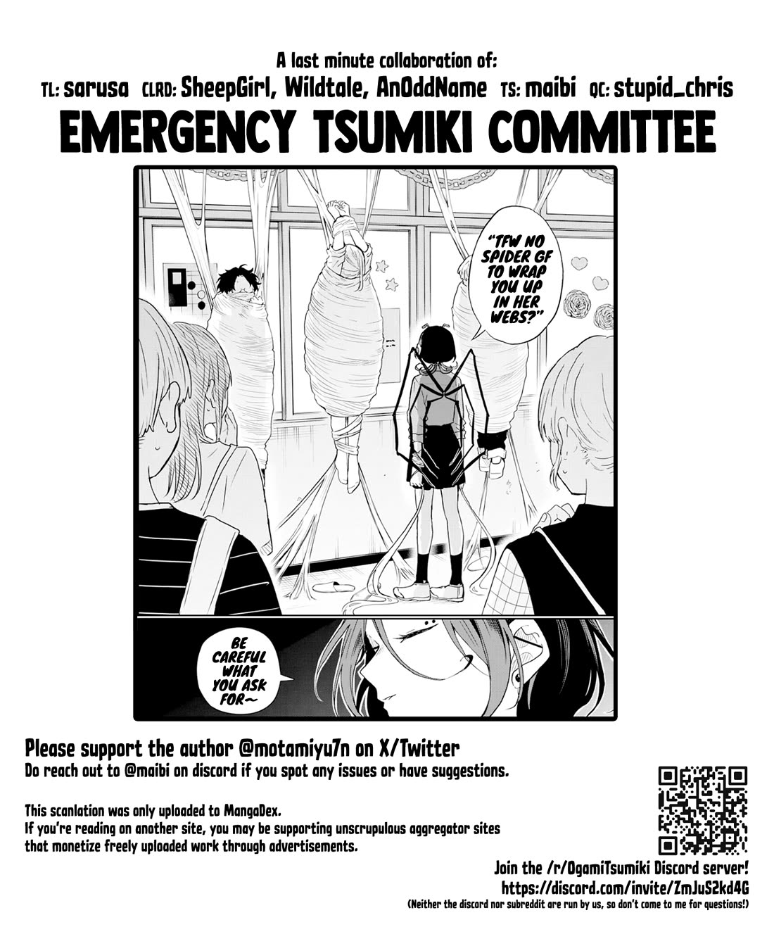 Tsumiki Ogami & the Strange Everyday Life. Chapter 30 page 20 - Chapter 30: Tsumiki-san and Mokuri-san