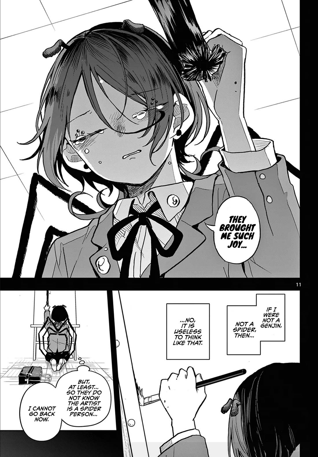 Tsumiki Ogami & the Strange Everyday Life. Chapter 31 page 11 - Chapter 31: Mokuri-san and Webs