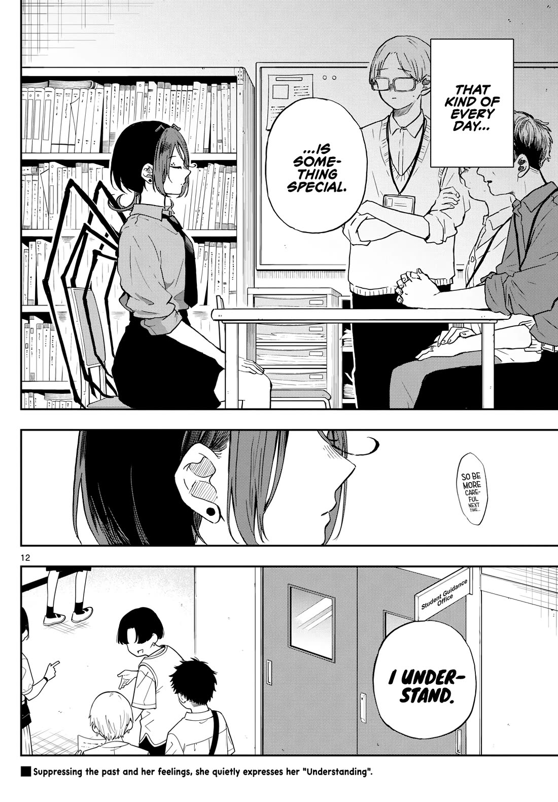 Tsumiki Ogami & the Strange Everyday Life. Chapter 31 page 12 - Chapter 31: Mokuri-san and Webs
