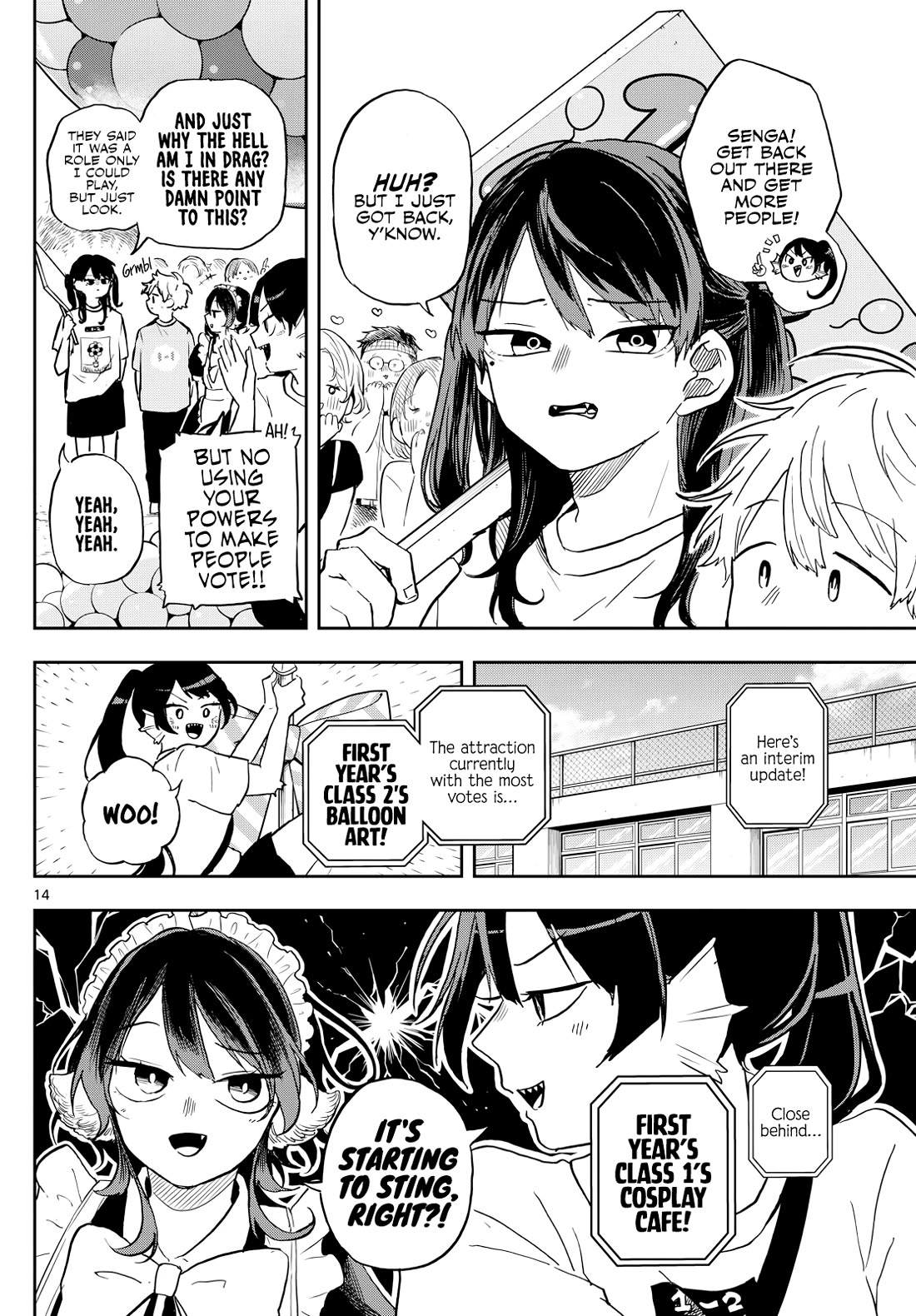 Tsumiki Ogami & the Strange Everyday Life. Chapter 31 page 14 - Chapter 31: Mokuri-san and Webs