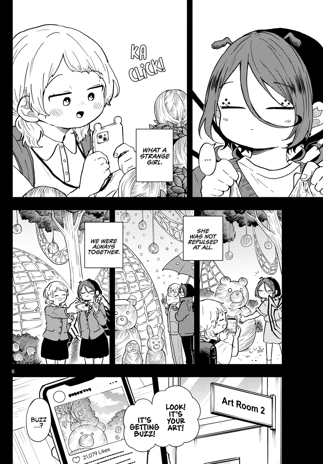 Tsumiki Ogami & the Strange Everyday Life. Chapter 31 page 6 - Chapter 31: Mokuri-san and Webs