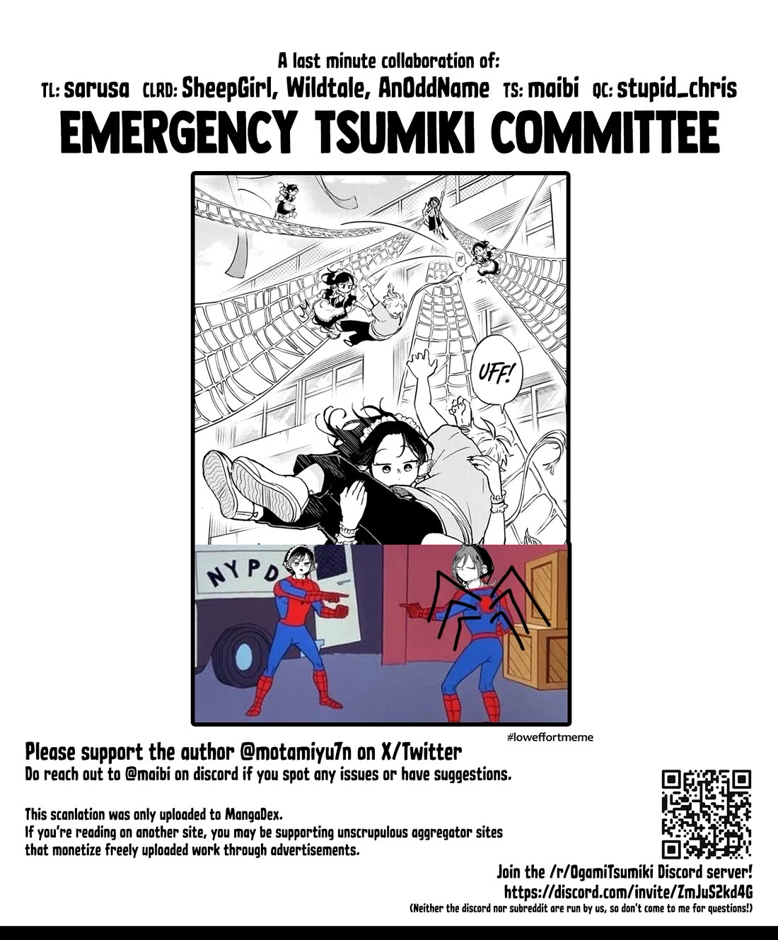Tsumiki Ogami & the Strange Everyday Life. Chapter 32 page 18 - Chapter 32: Yutaka-kun and Mokuri-san