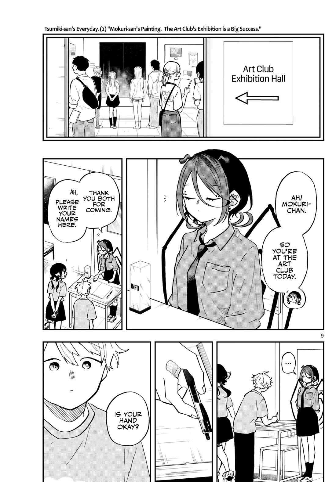 Tsumiki Ogami & the Strange Everyday Life. Chapter 33 page 9 - Chapter 33: Cultural Festival with Tsumiki-san