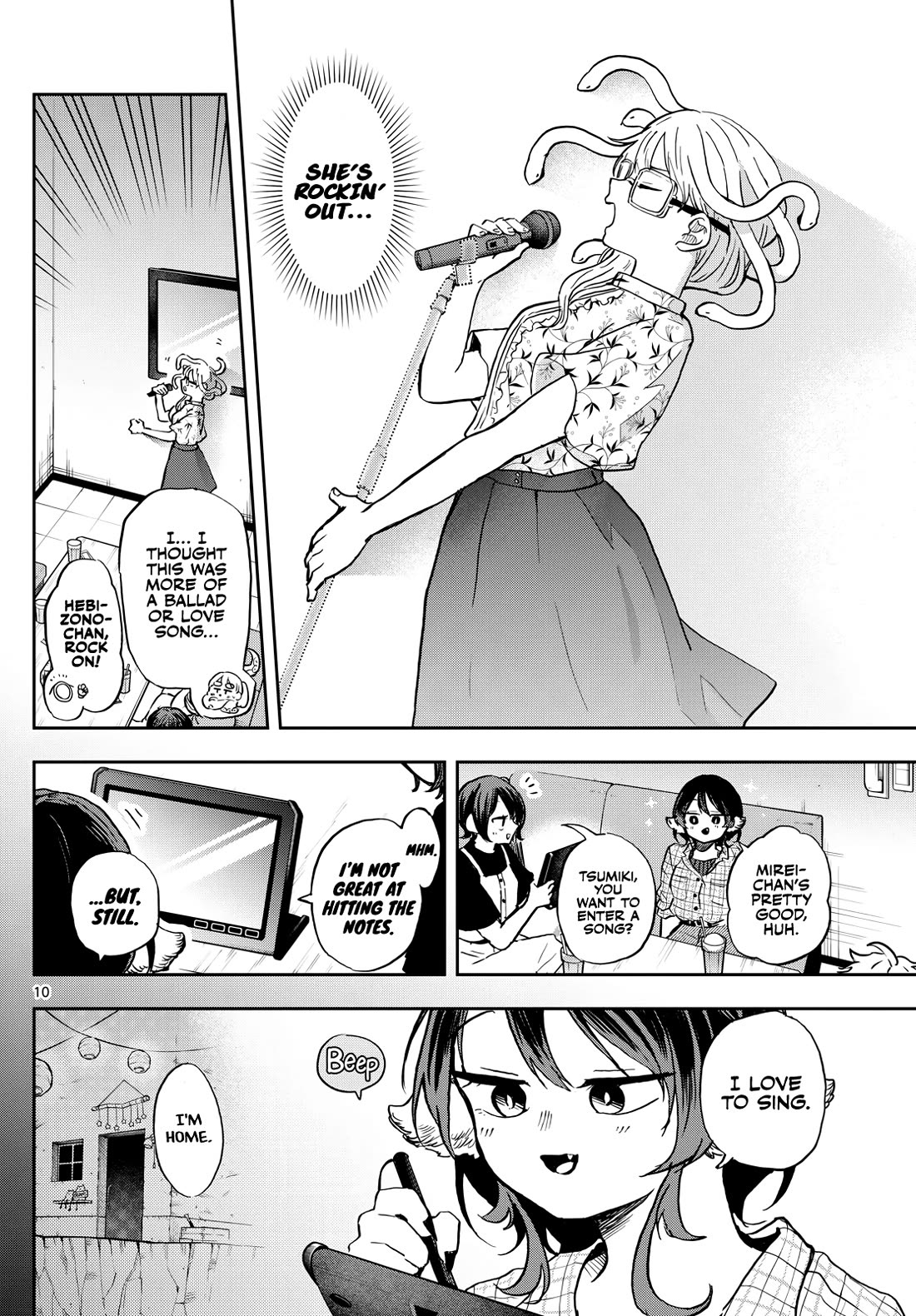 Tsumiki Ogami & the Strange Everyday Life. Chapter 34 page 10 - Chapter 34: Tsumiki-san, sings
