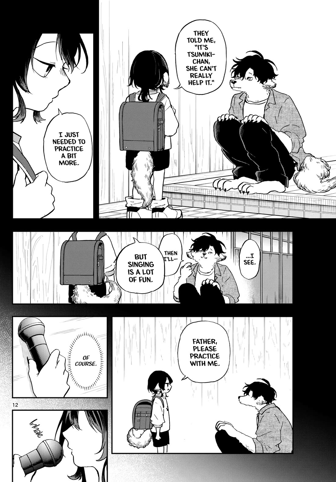 Tsumiki Ogami & the Strange Everyday Life. Chapter 34 page 12 - Chapter 34: Tsumiki-san, sings