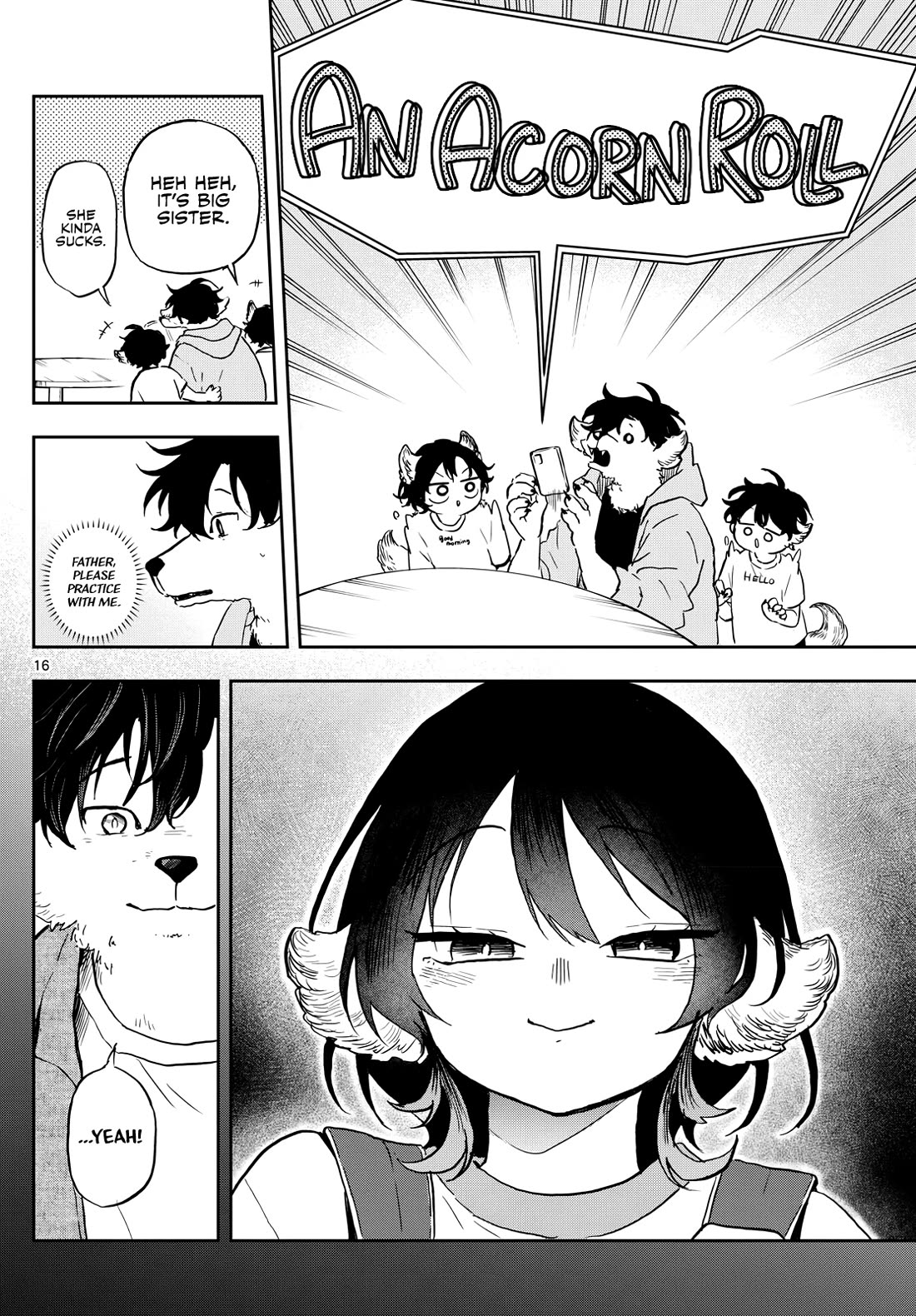 Tsumiki Ogami & the Strange Everyday Life. Chapter 34 page 16 - Chapter 34: Tsumiki-san, sings