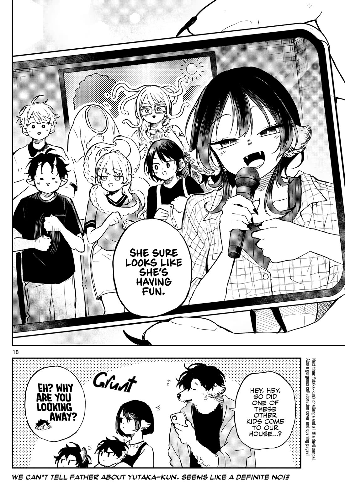 Tsumiki Ogami & the Strange Everyday Life. Chapter 34 page 18 - Chapter 34: Tsumiki-san, sings