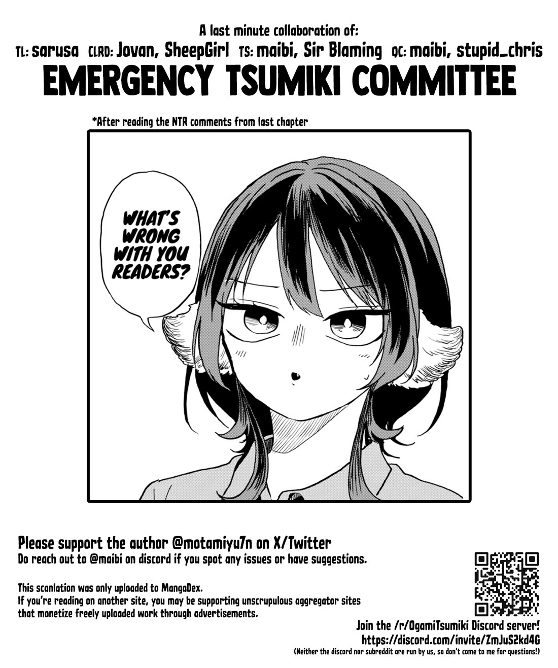 Tsumiki Ogami & the Strange Everyday Life. Chapter 36 page 19 - Chapter 36: Tsumiki-san and Yumenaka-senpai
