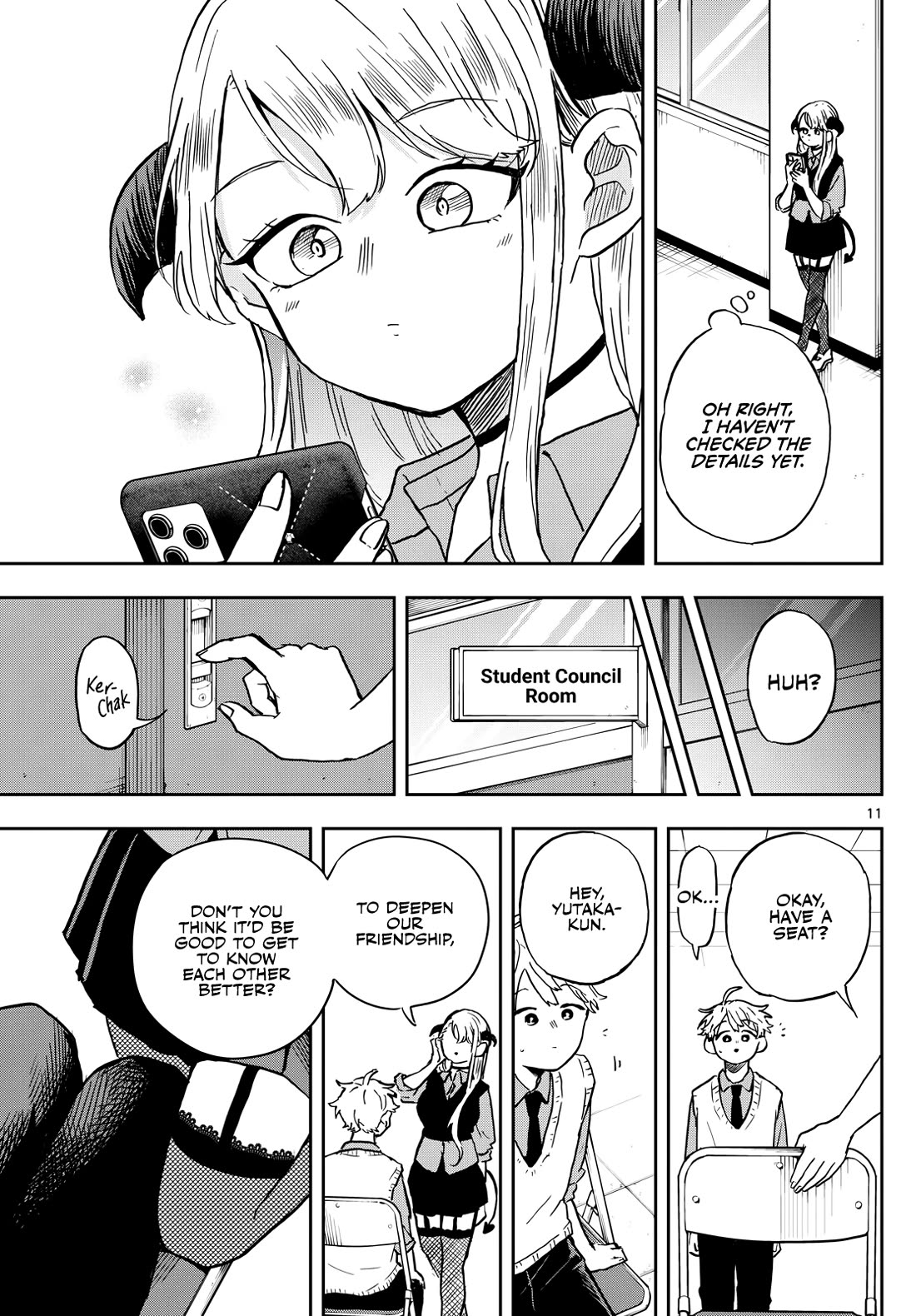 Tsumiki Ogami & the Strange Everyday Life. Chapter 37 page 11 - Chapter 37: Yumenaka-san and Fortune Telling