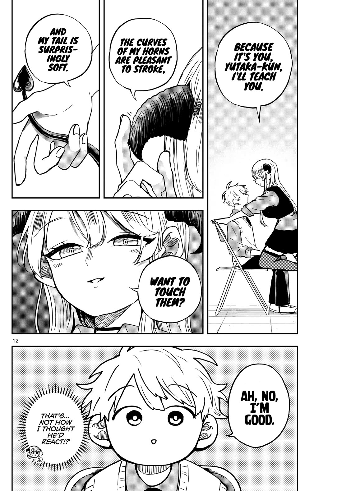 Tsumiki Ogami & the Strange Everyday Life. Chapter 37 page 12 - Chapter 37: Yumenaka-san and Fortune Telling
