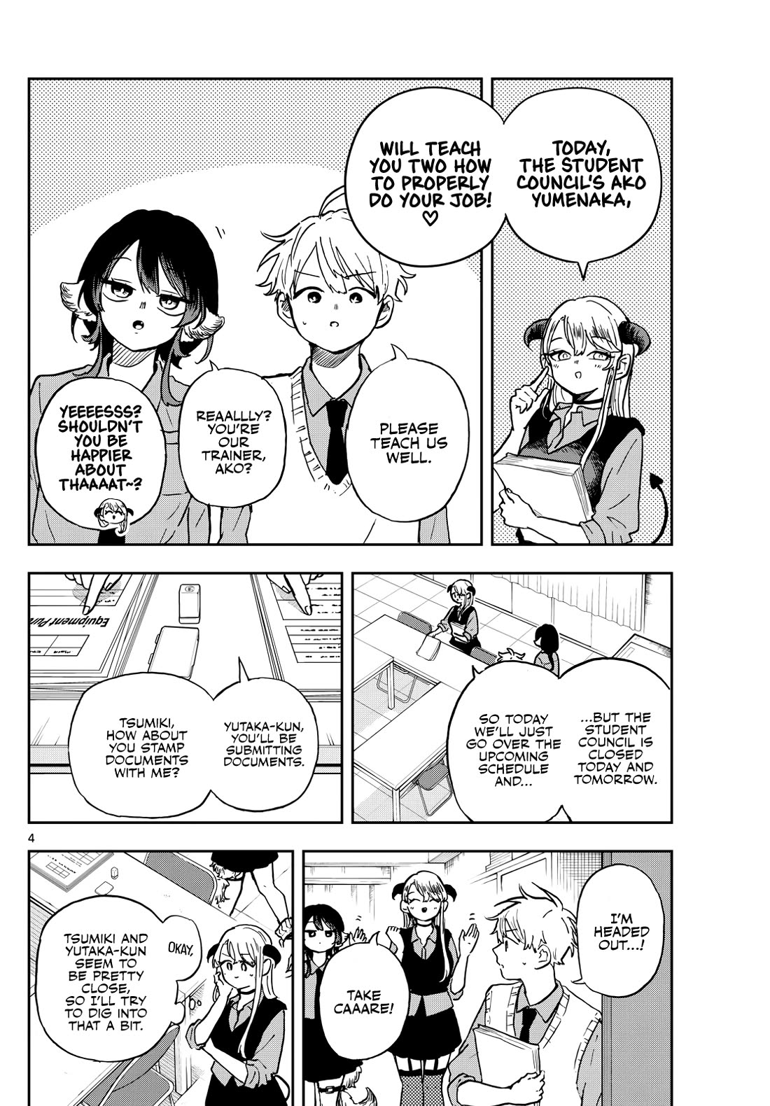 Tsumiki Ogami & the Strange Everyday Life. Chapter 37 page 4 - Chapter 37: Yumenaka-san and Fortune Telling