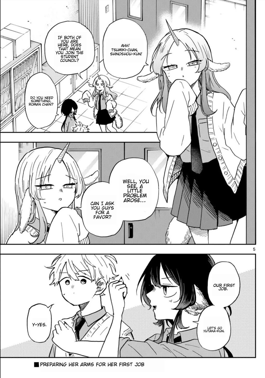 Tsumiki Ogami & the Strange Everyday Life. Chapter 38 page 5 - Chapter 38: The First Task With Tsumiki-San