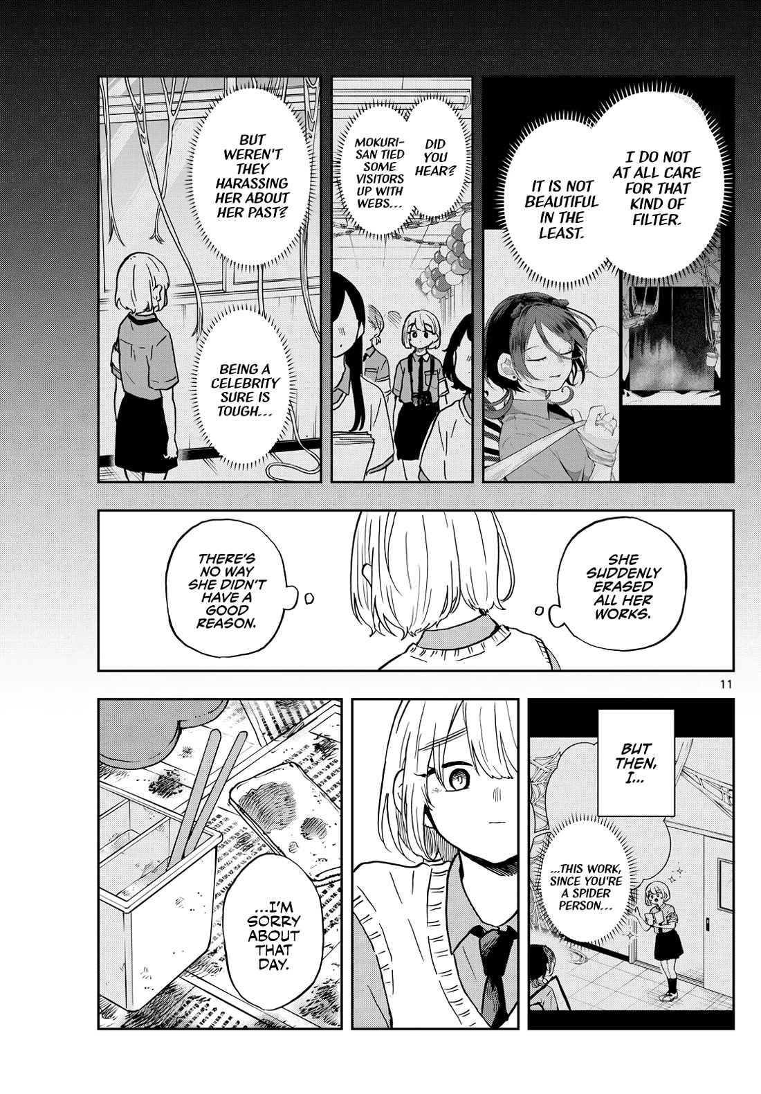 Tsumiki Ogami & the Strange Everyday Life. Chapter 40 page 11 - Chapter 40: Mokuri-san and Sugimi-san