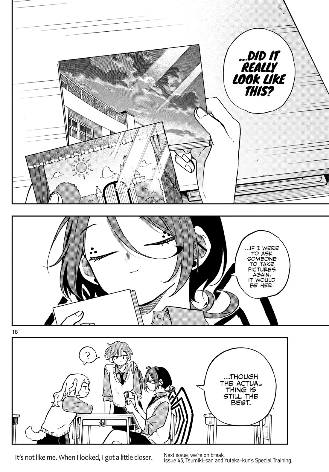 Tsumiki Ogami & the Strange Everyday Life. Chapter 40 page 18 - Chapter 40: Mokuri-san and Sugimi-san