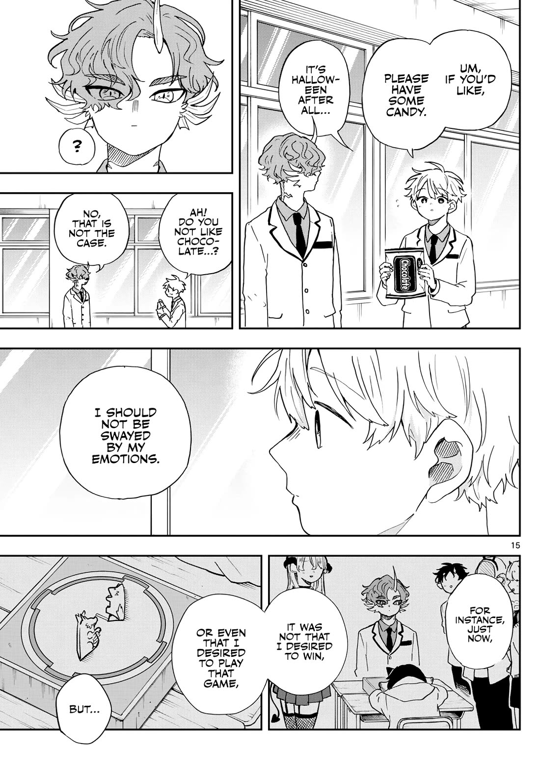 Tsumiki Ogami & the Strange Everyday Life. Chapter 45 page 15 - Chapter 45: President Raizen and Halloween