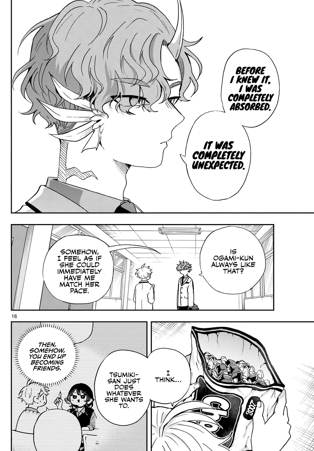 Tsumiki Ogami & the Strange Everyday Life. Chapter 45 page 16 - Chapter 45: President Raizen and Halloween