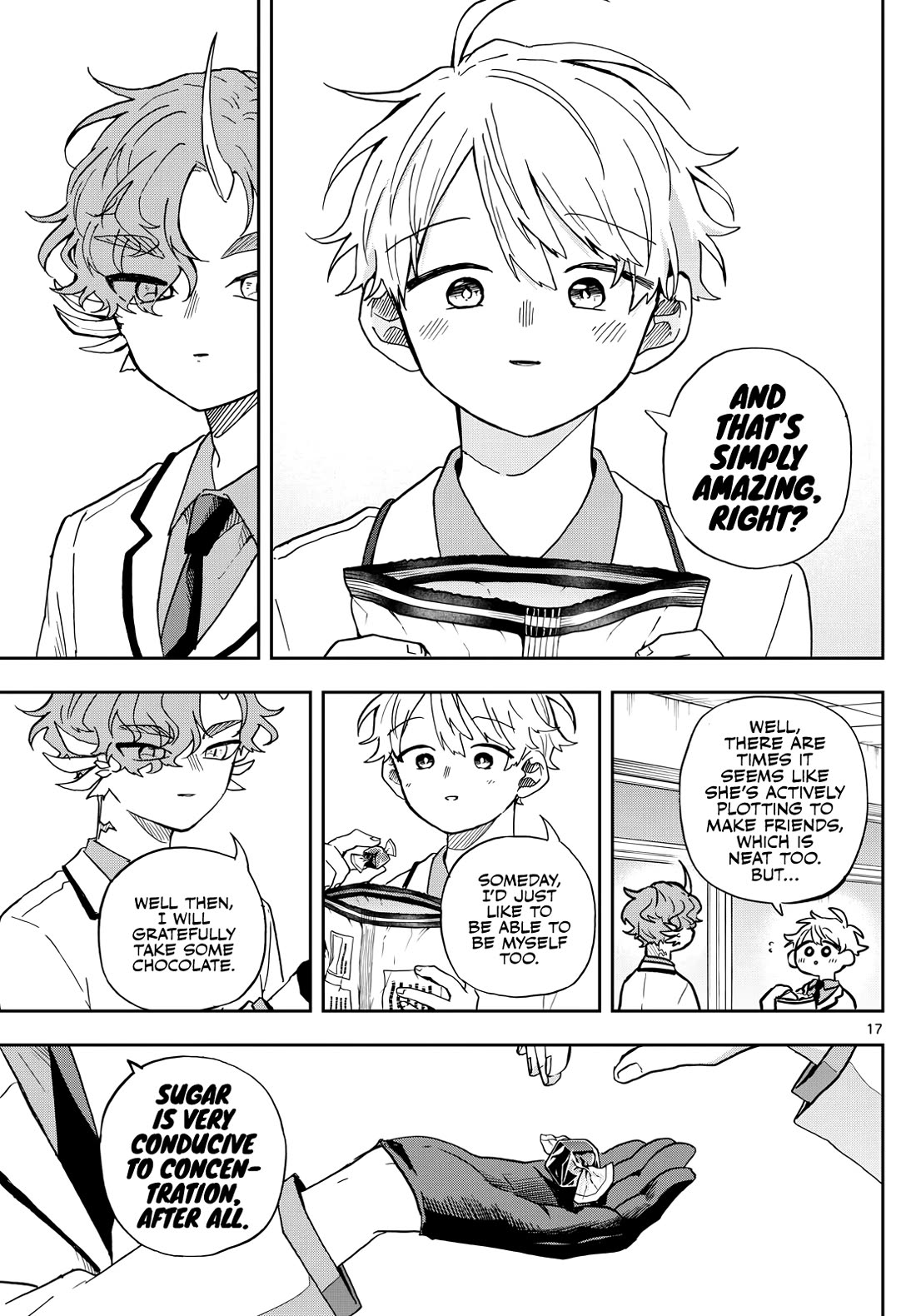 Tsumiki Ogami & the Strange Everyday Life. Chapter 45 page 17 - Chapter 45: President Raizen and Halloween