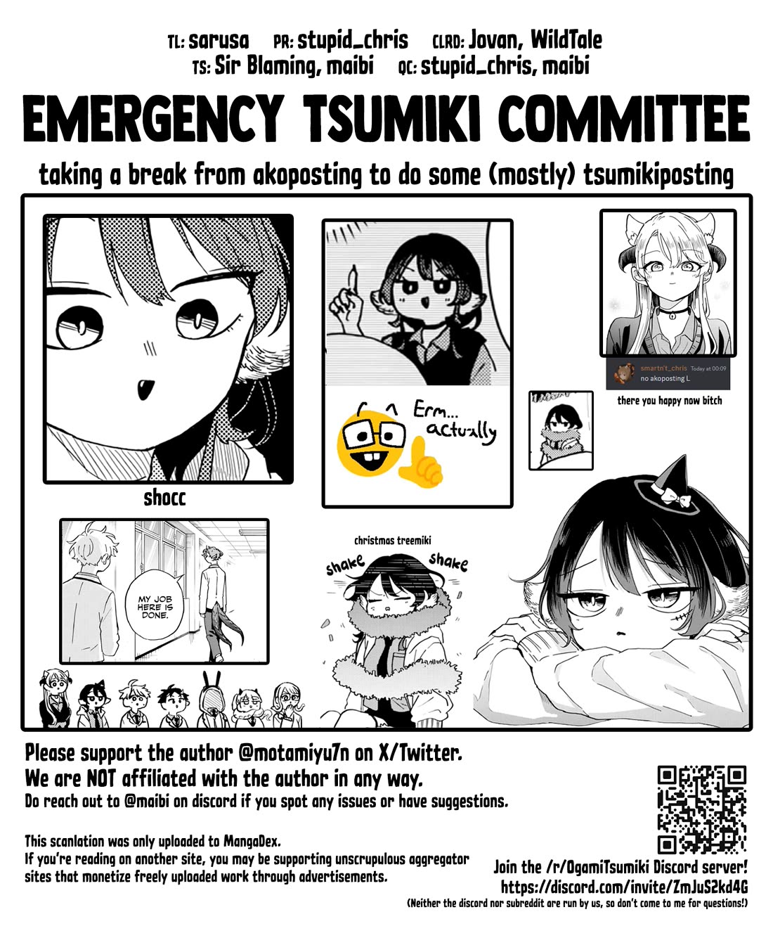 Tsumiki Ogami & the Strange Everyday Life. Chapter 45 page 19 - Chapter 45: President Raizen and Halloween