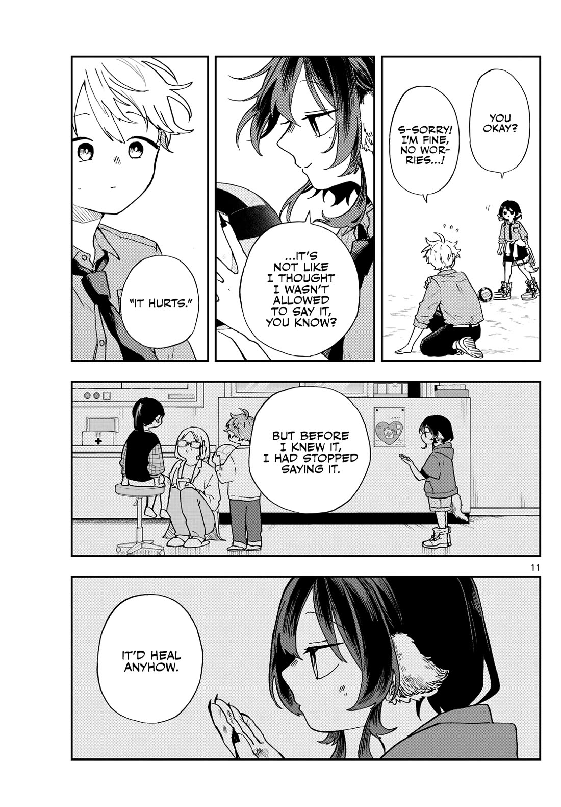Tsumiki Ogami & the Strange Everyday Life. Chapter 46 page 11 - Chapter 46: Reception Practice with Tsumiki-san