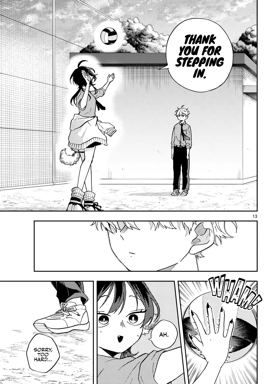 Tsumiki Ogami & the Strange Everyday Life. Chapter 46 page 13 - Chapter 46: Reception Practice with Tsumiki-san