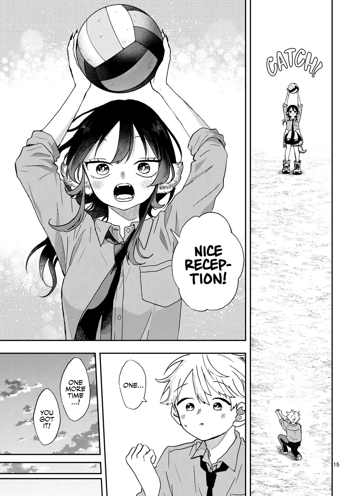 Tsumiki Ogami & the Strange Everyday Life. Chapter 46 page 15 - Chapter 46: Reception Practice with Tsumiki-san