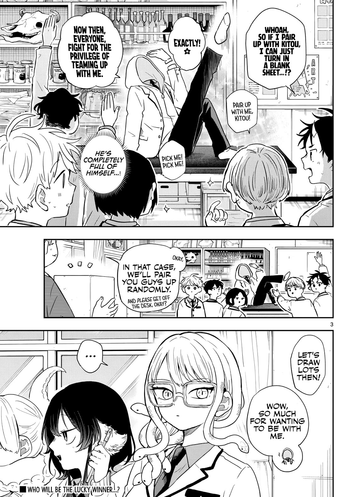 Tsumiki Ogami & the Strange Everyday Life. Chapter 48 page 3 - Chapter 48: Kitou-kun and the Portrait.