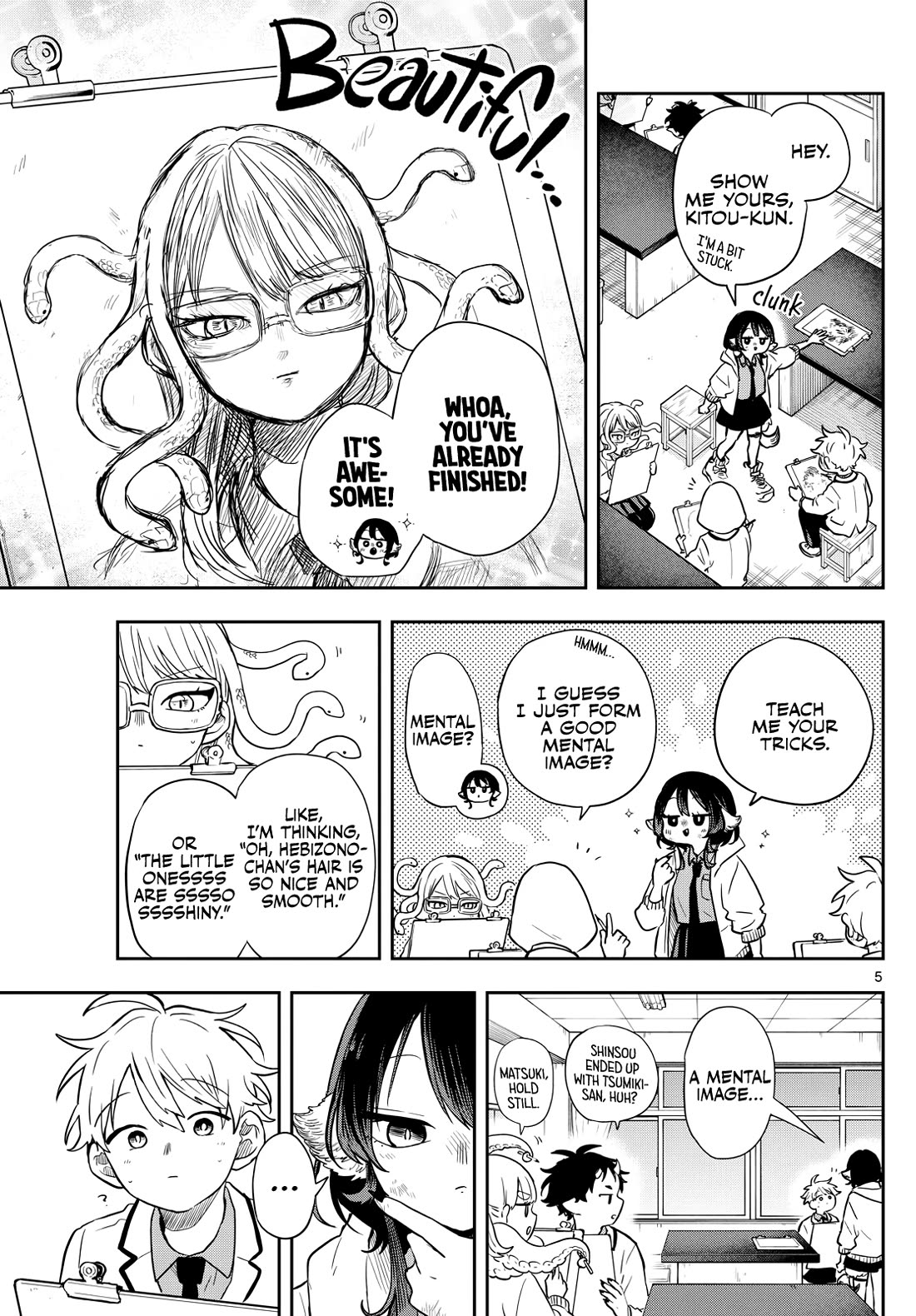 Tsumiki Ogami & the Strange Everyday Life. Chapter 48 page 5 - Chapter 48: Kitou-kun and the Portrait.
