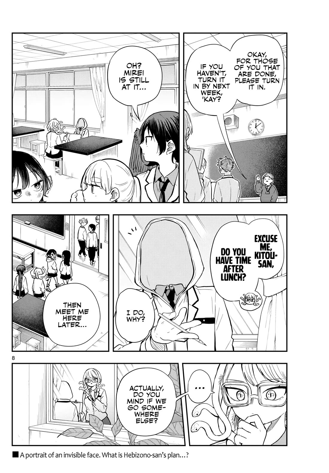 Tsumiki Ogami & the Strange Everyday Life. Chapter 48 page 8 - Chapter 48: Kitou-kun and the Portrait.