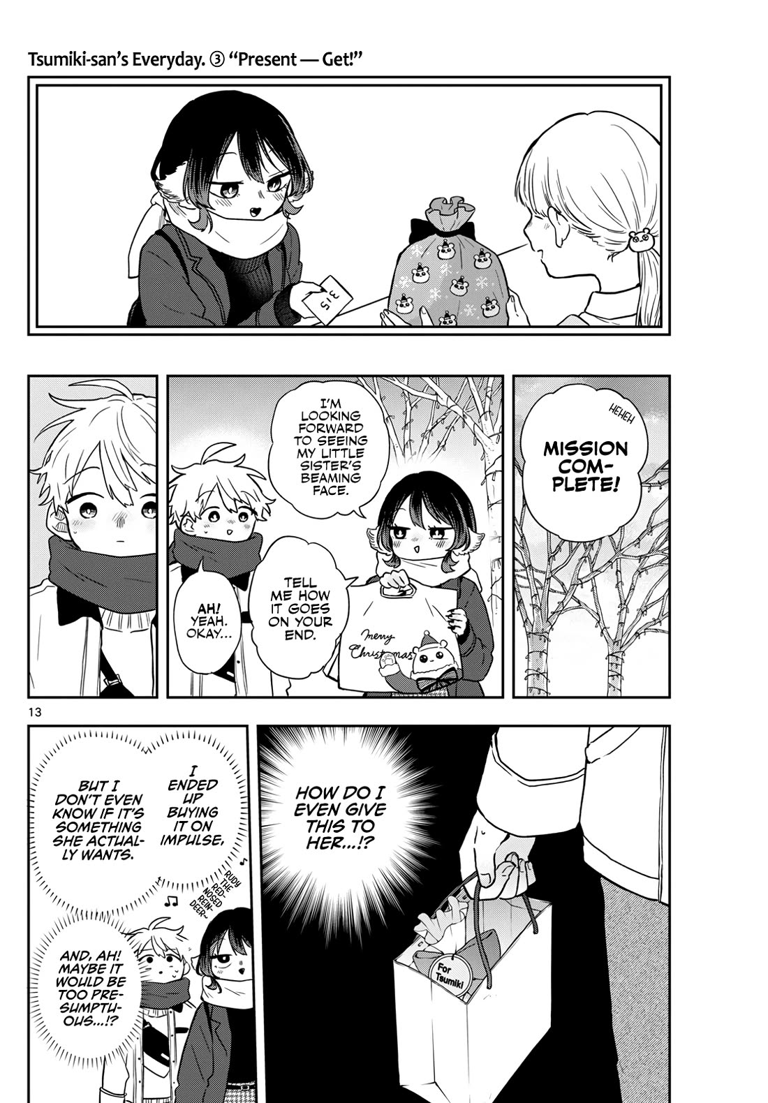 Tsumiki Ogami & the Strange Everyday Life. Chapter 49 page 13 - Chapter 49: Tsumiki-san and Christmas.
