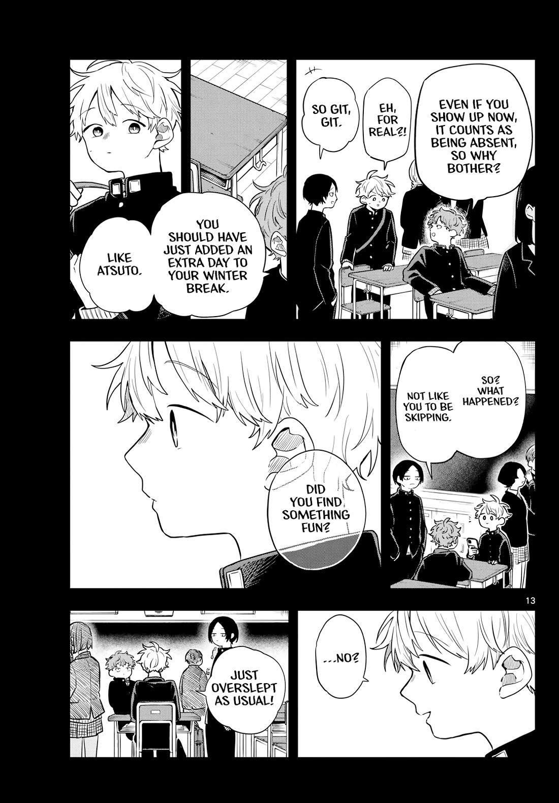 Tsumiki Ogami & the Strange Everyday Life. Chapter 52 page 13 - Chapter 52: Yutaka-kun and the Third Semester