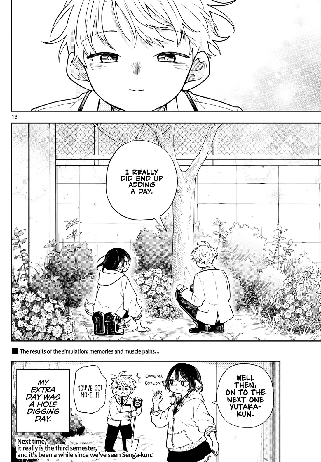 Tsumiki Ogami & the Strange Everyday Life. Chapter 52 page 18 - Chapter 52: Yutaka-kun and the Third Semester
