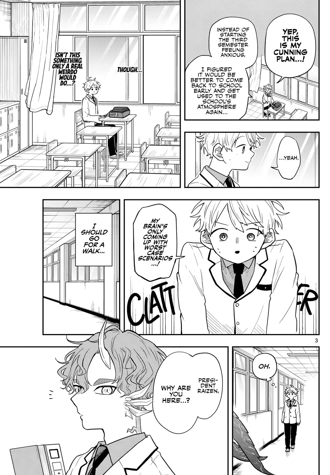 Tsumiki Ogami & the Strange Everyday Life. Chapter 52 page 3 - Chapter 52: Yutaka-kun and the Third Semester