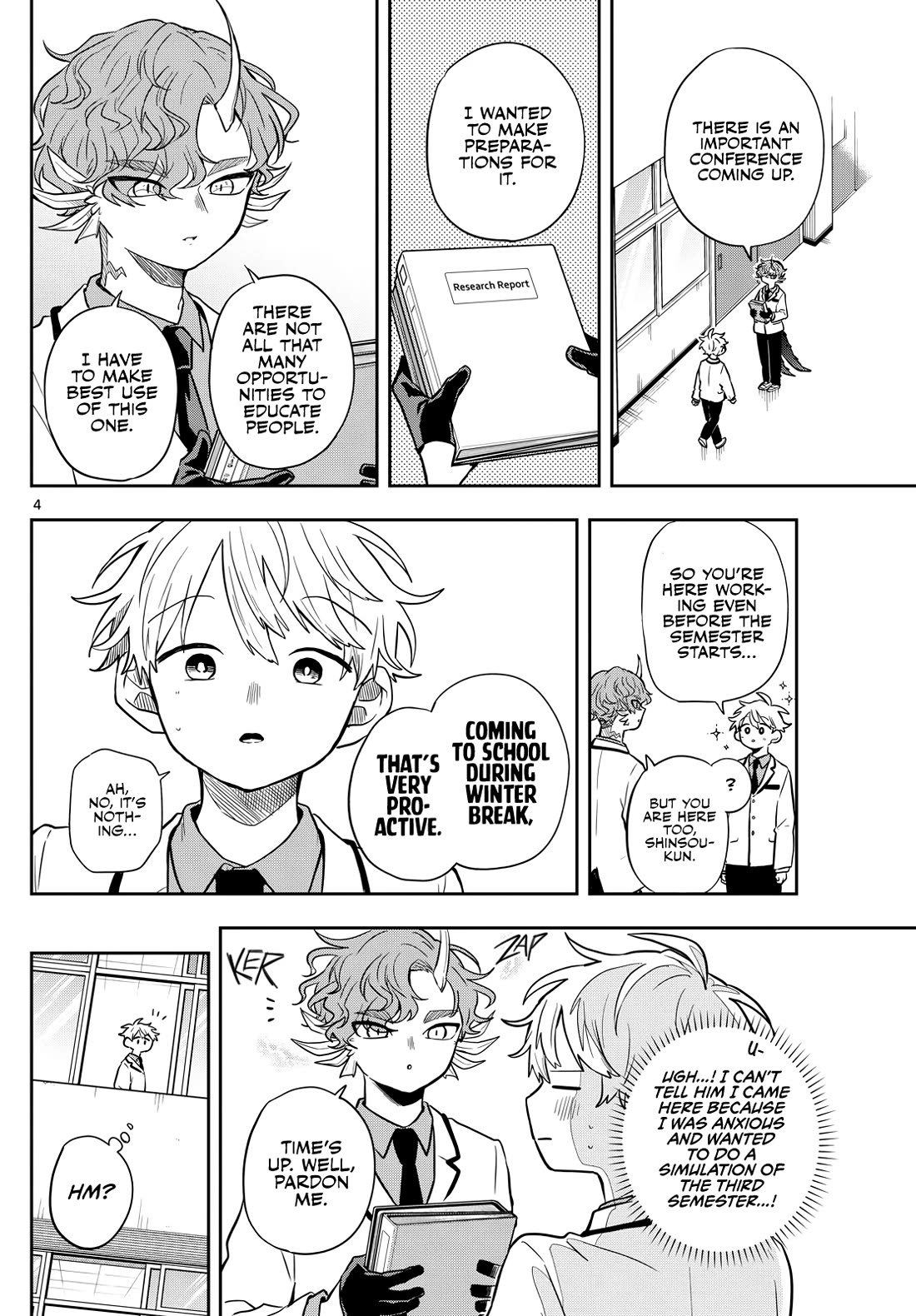 Tsumiki Ogami & the Strange Everyday Life. Chapter 52 page 4 - Chapter 52: Yutaka-kun and the Third Semester