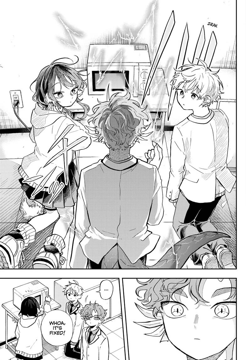 Tsumiki Ogami & the Strange Everyday Life. Chapter 56 page 15 - Chapter 56: President Raizen and the Microwave
