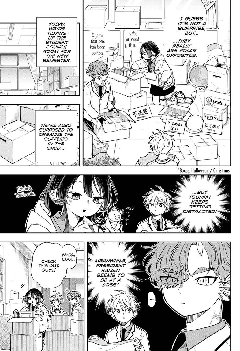 Tsumiki Ogami & the Strange Everyday Life. Chapter 56 page 3 - Chapter 56: President Raizen and the Microwave
