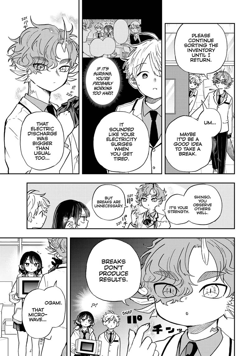 Tsumiki Ogami & the Strange Everyday Life. Chapter 56 page 5 - Chapter 56: President Raizen and the Microwave