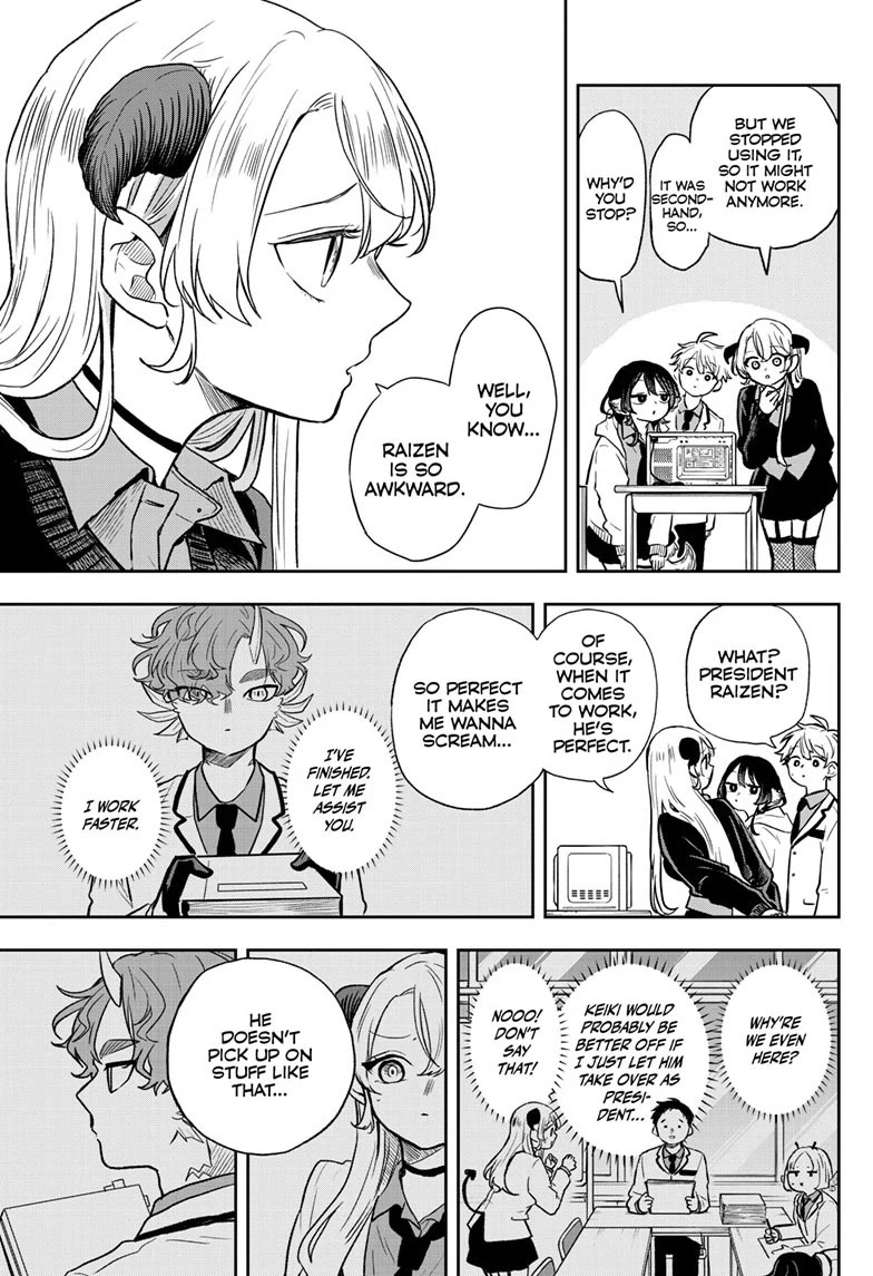 Tsumiki Ogami & the Strange Everyday Life. Chapter 56 page 9 - Chapter 56: President Raizen and the Microwave