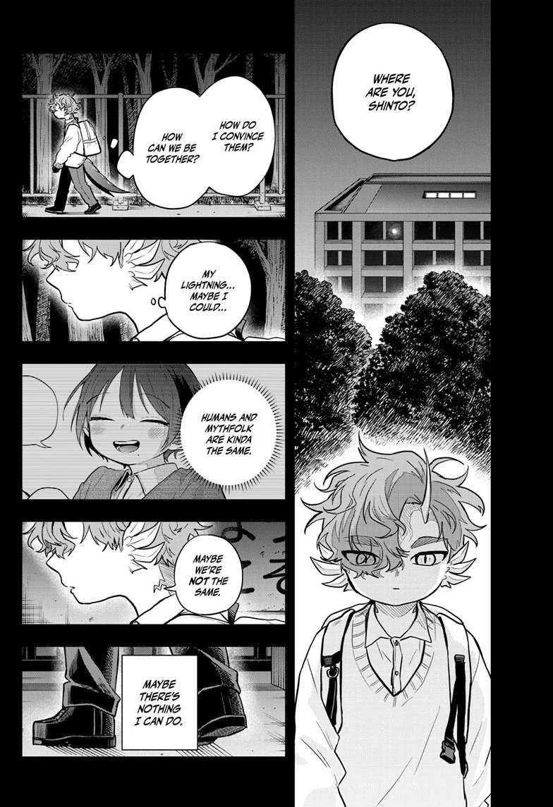 Tsumiki Ogami & the Strange Everyday Life. Chapter 58 page 16 - Chapter 58: President Raizen and Lightning