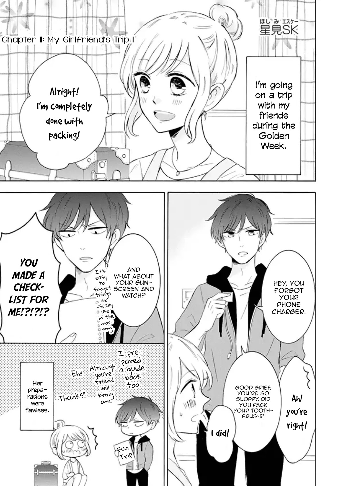 Tsun-Sweet Boyfriend Chapter 11 page 1 - Chapter 11: My Girlfriends Trip 1