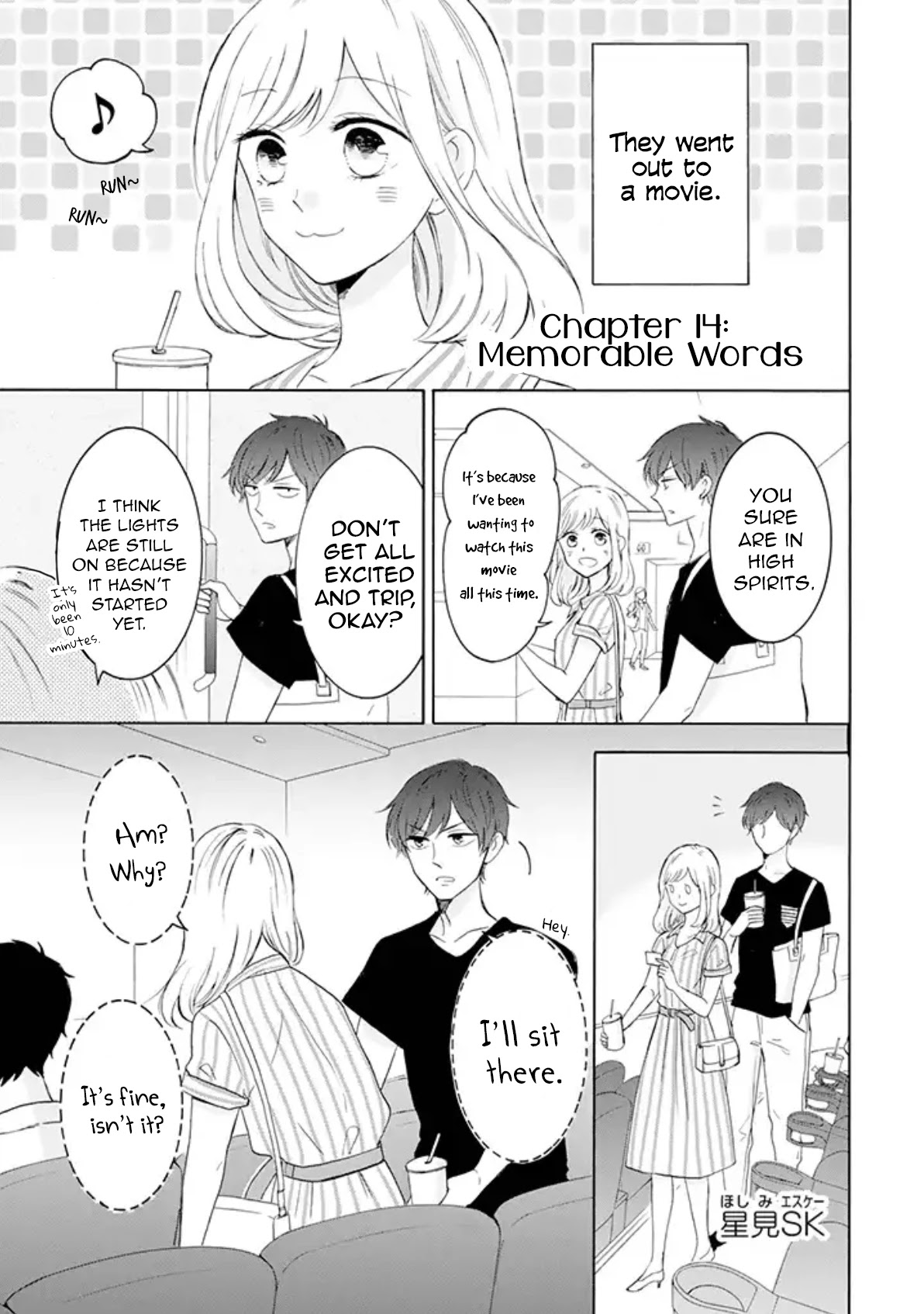 Tsun-Sweet Boyfriend Chapter 14 page 1 - Chapter 14: Memorable Words