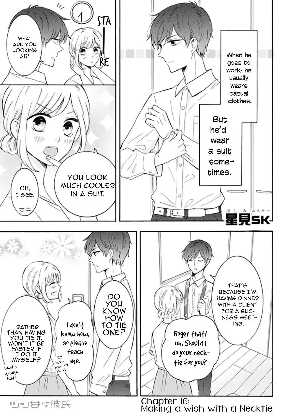 Tsun-Sweet Boyfriend Chapter 16 page 1 - Chapter 16: Making a Wish with a Necktie
