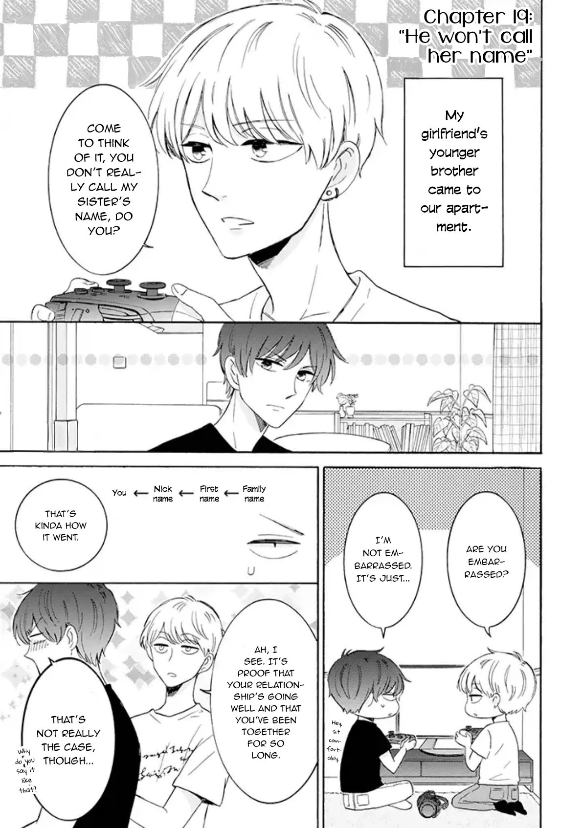 Tsun-Sweet Boyfriend Chapter 19 page 1 - Chapter 19: He Won't Call Her Name