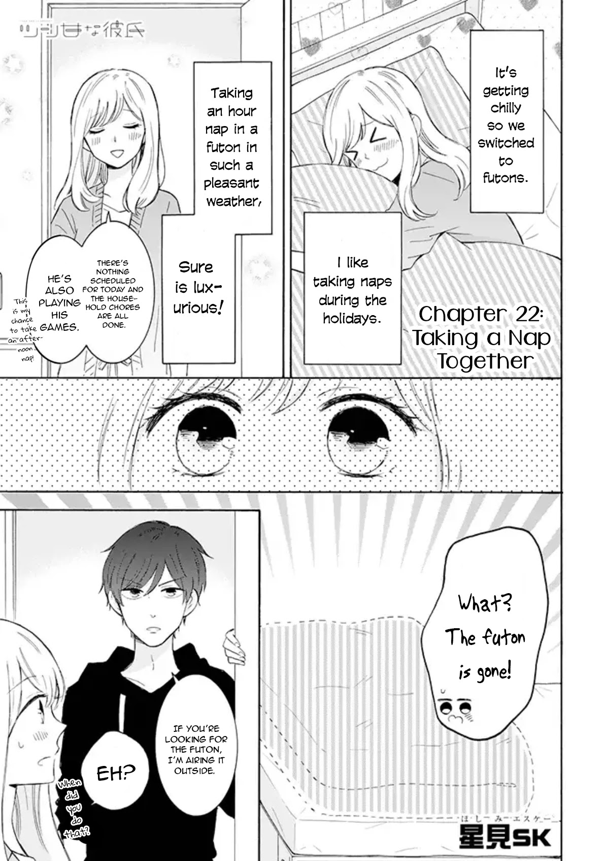 Tsun-Sweet Boyfriend Chapter 22 page 1 - Chapter 22: Taking a Nap Together