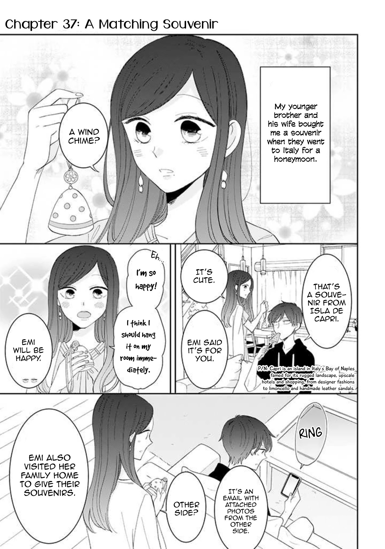 Tsun-Sweet Boyfriend Chapter 37 page 1 - Chapter 37: A Matching Souvenir