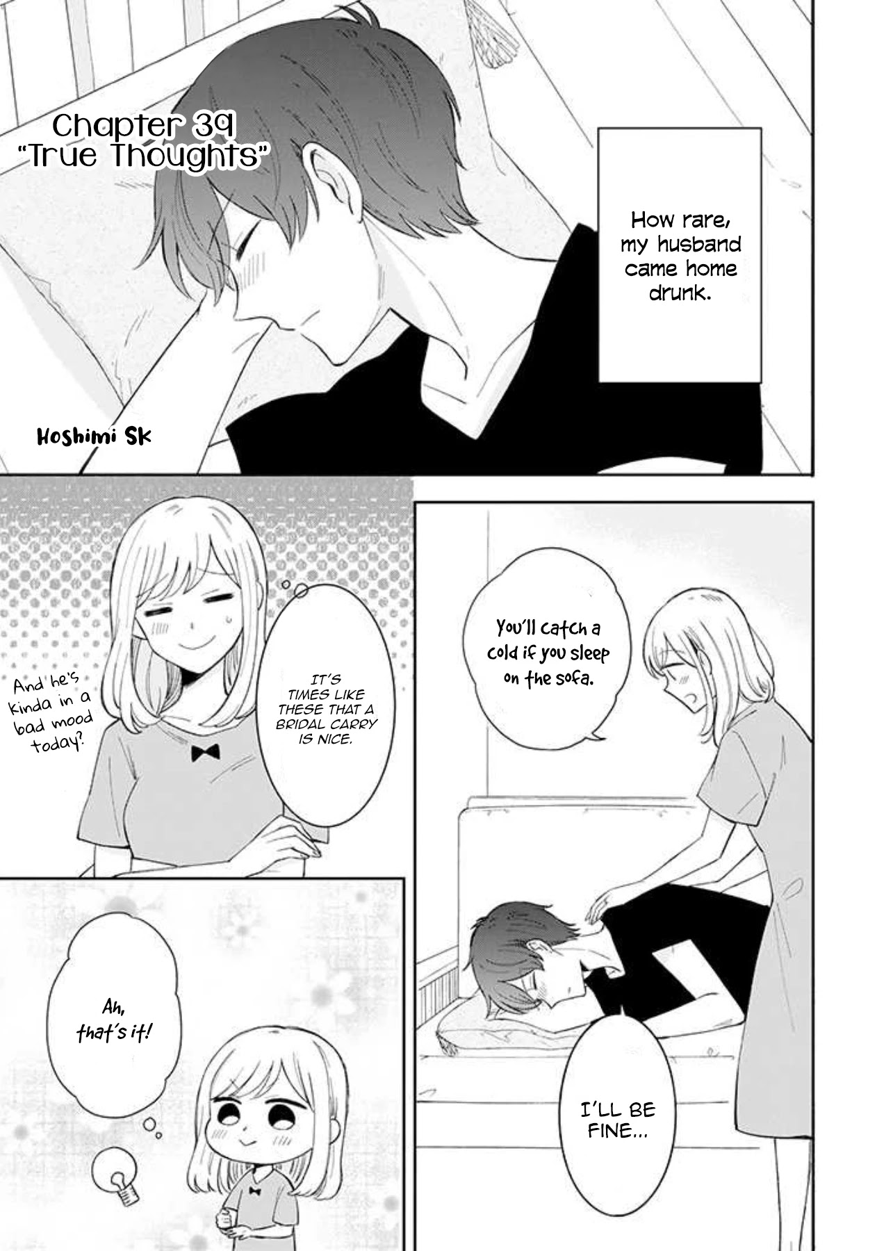 Tsun-Sweet Boyfriend Chapter 39 page 1 - Chapter 39: True Thoughts