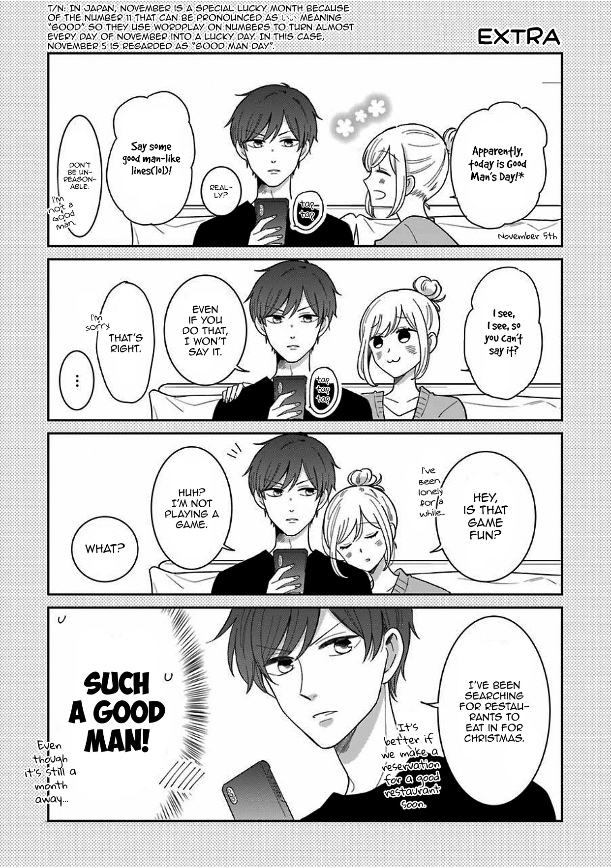 Tsun-Sweet Boyfriend Chapter 43.5 page 10 - Chapter 43.5: Let's Be Even Closer