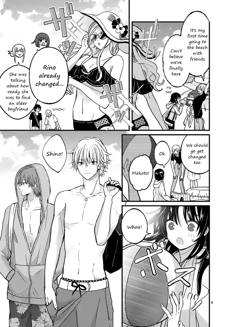 Tsurenai Kanojo no Hitorijime Chapter 17 page 9 - Chapter 17: Makoto and the Beach Part 1