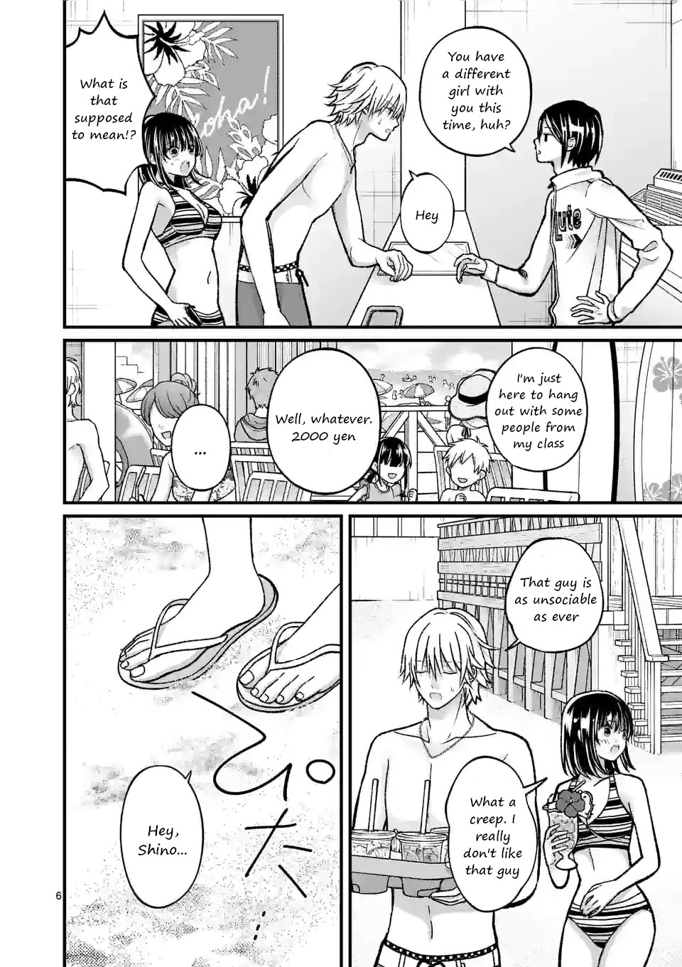 Tsurenai Kanojo no Hitorijime Chapter 18 page 6 - Chapter 18: Makoto and the Beach Part 2