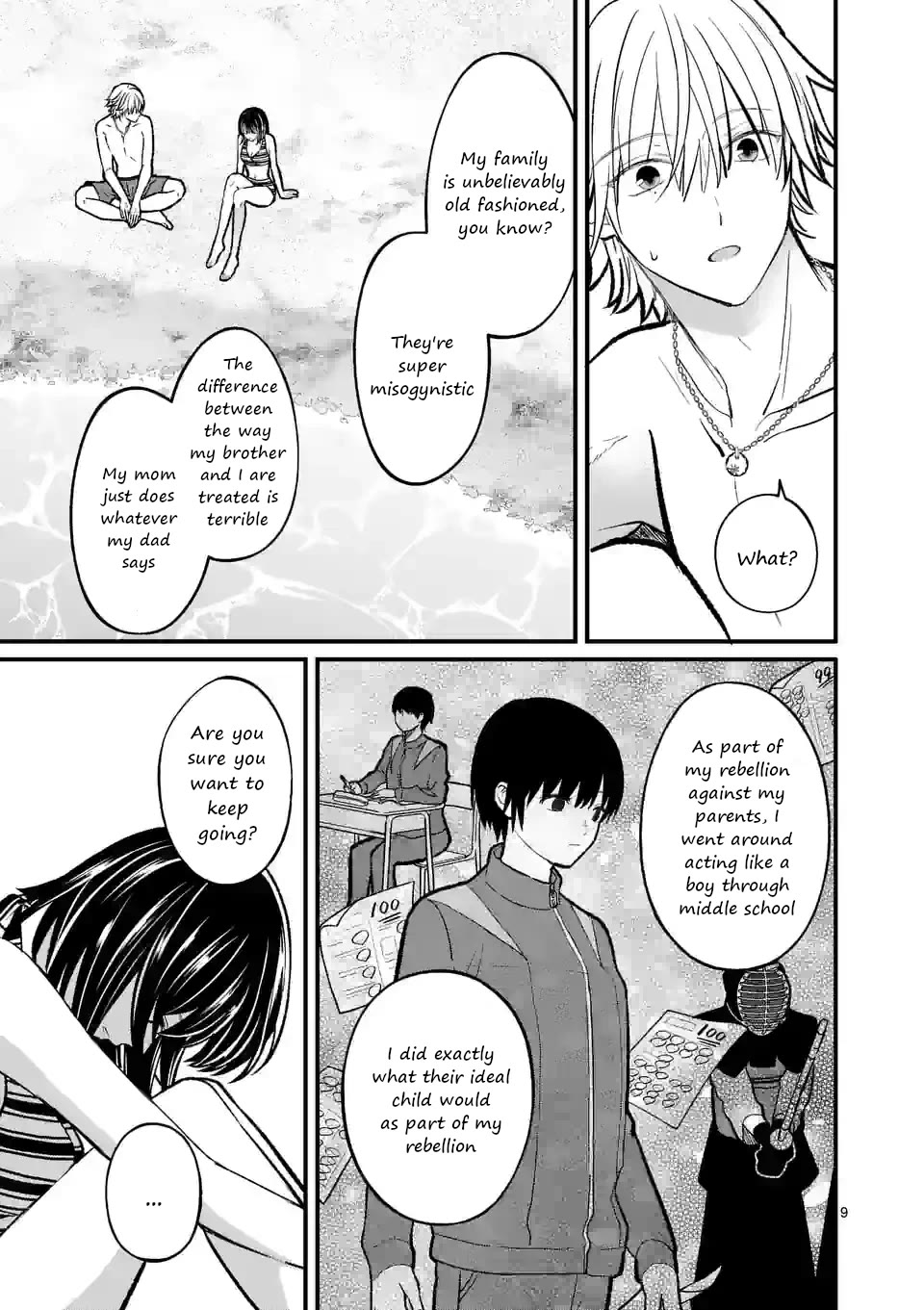 Tsurenai Kanojo no Hitorijime Chapter 18 page 9 - Chapter 18: Makoto and the Beach Part 2
